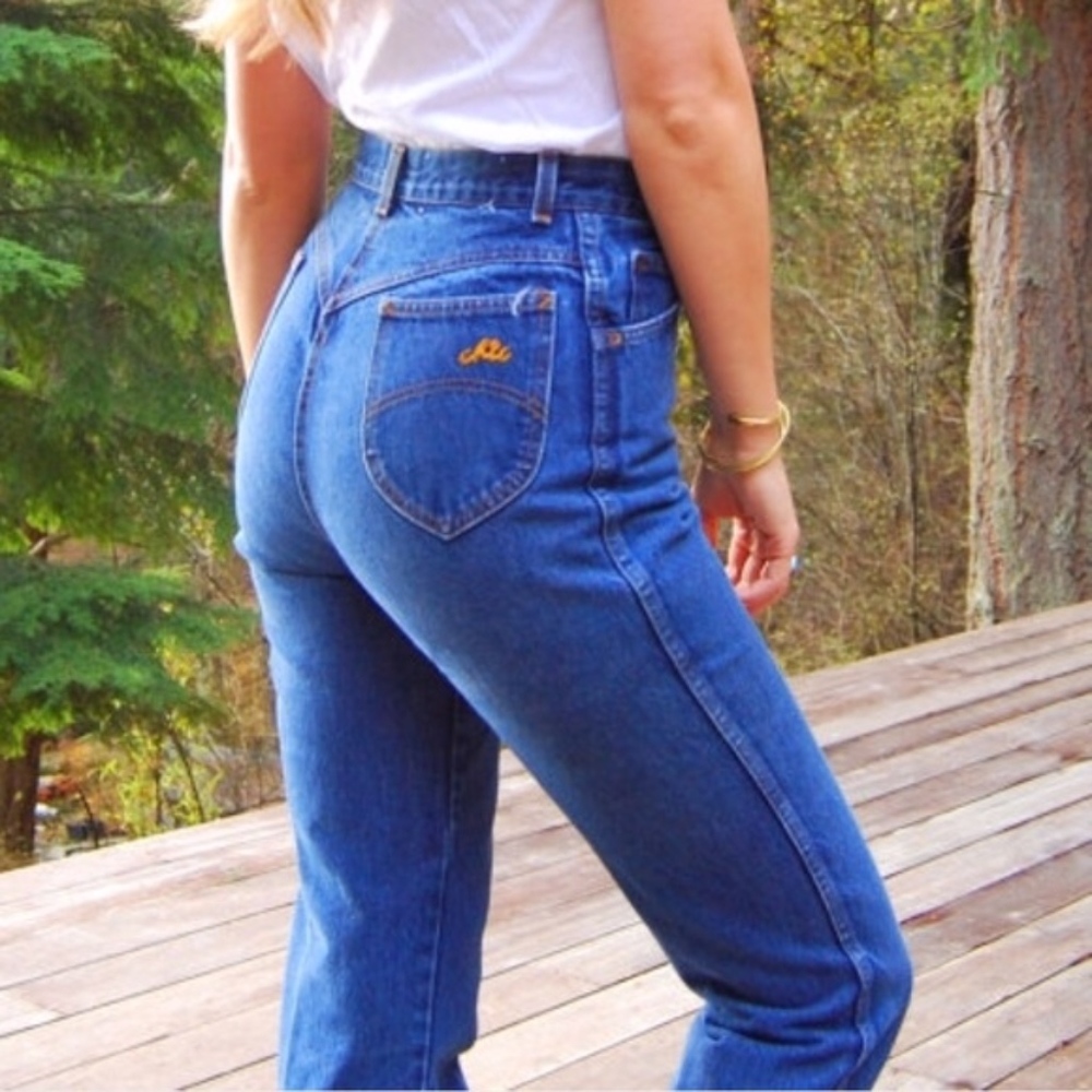Vintage 80s CHIC High Waisted Denim Mom Jeans
